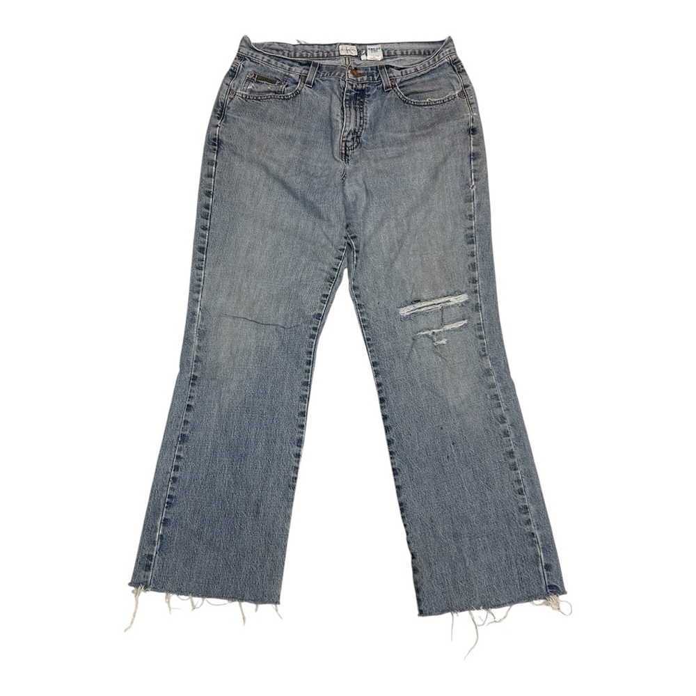 Calvin Klein Jeans Flare Distressed Denim
